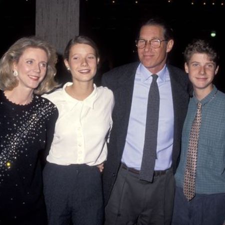 Jake Paltrow with his family